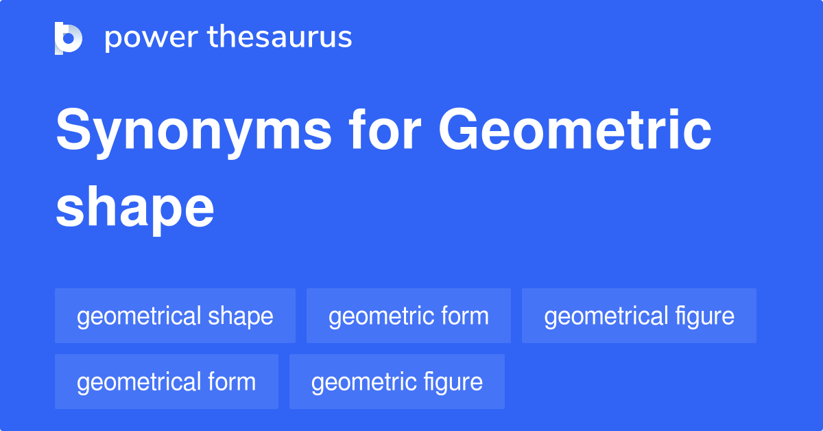 synonym geometric