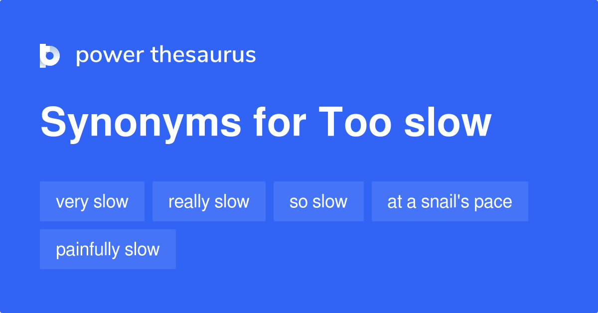 slow antonym