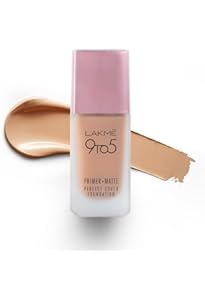lakme 9 to 5 primer matte perfect cover foundation price