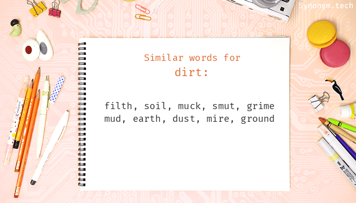dirt synonyms