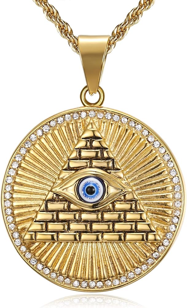 egyptian evil eye pendant