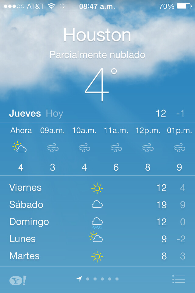 el clima para mañana houston