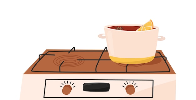 electric stove clipart