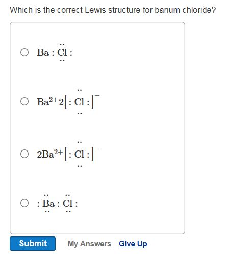 electron dot diagram for barium