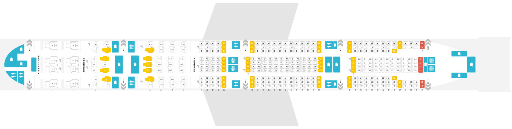 emirates seat map 777