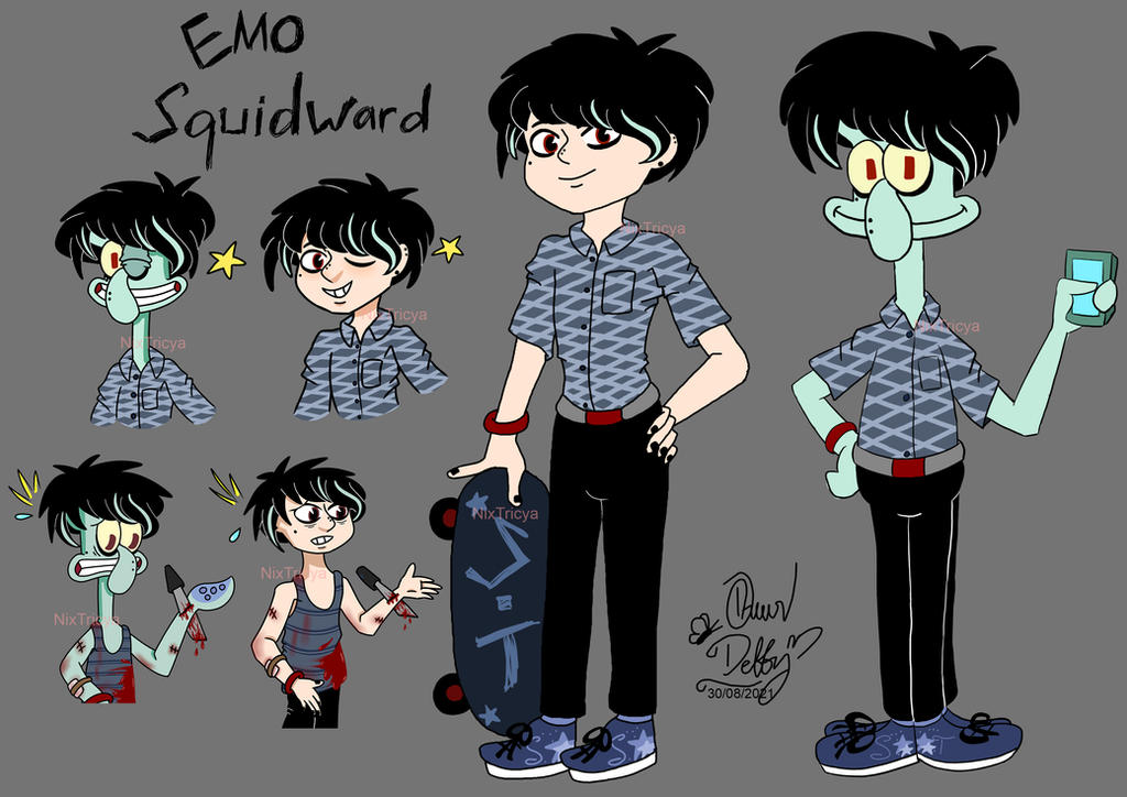 emo squidward
