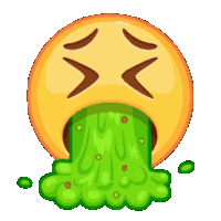 emoji vomiting gif