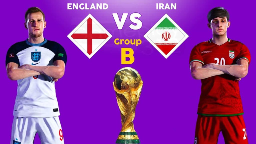 england national football team vs iran national football team lineups