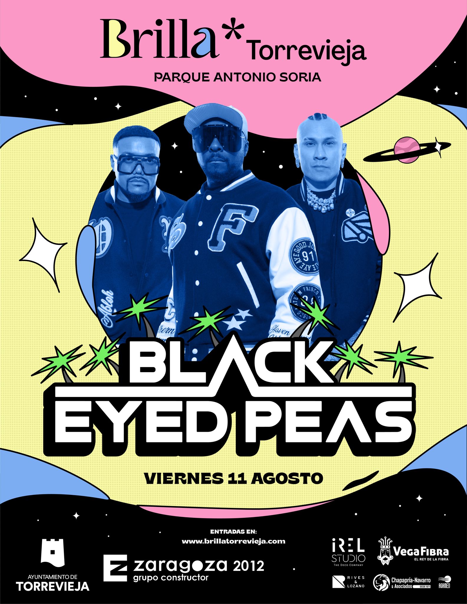 entradas black eyed peas torrevieja