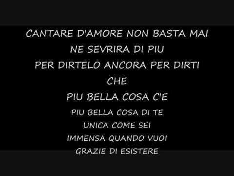 eros ramazzotti lyrics italiano