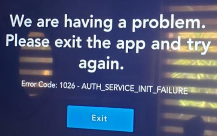 error code 1026 disney