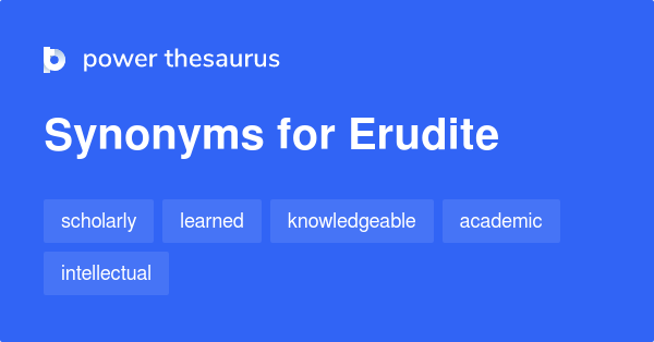 erudite synonym