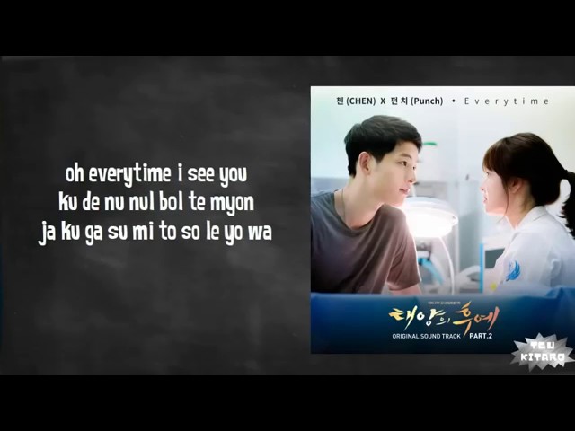 everyday everytime with you korean song lyrics