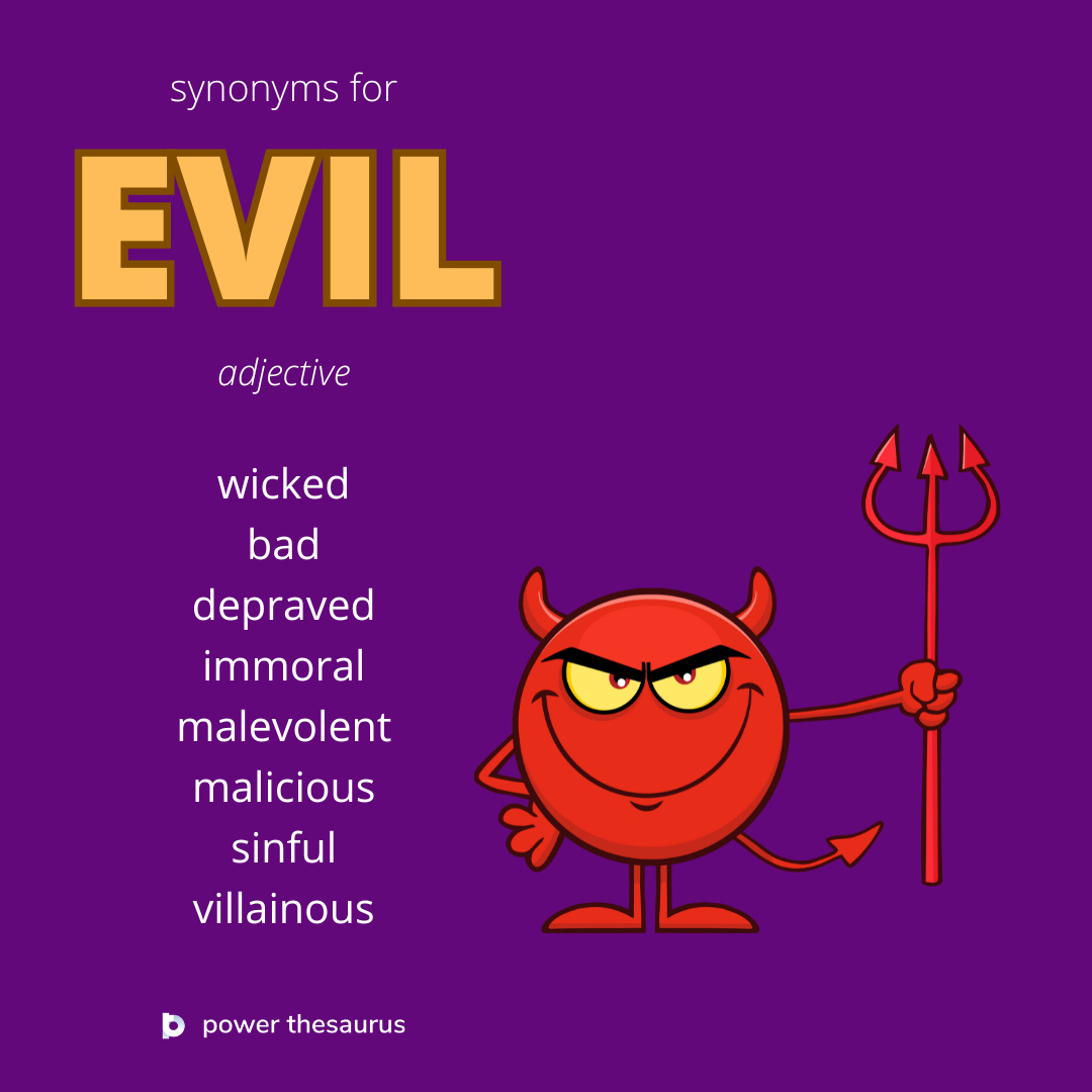 evil synonym