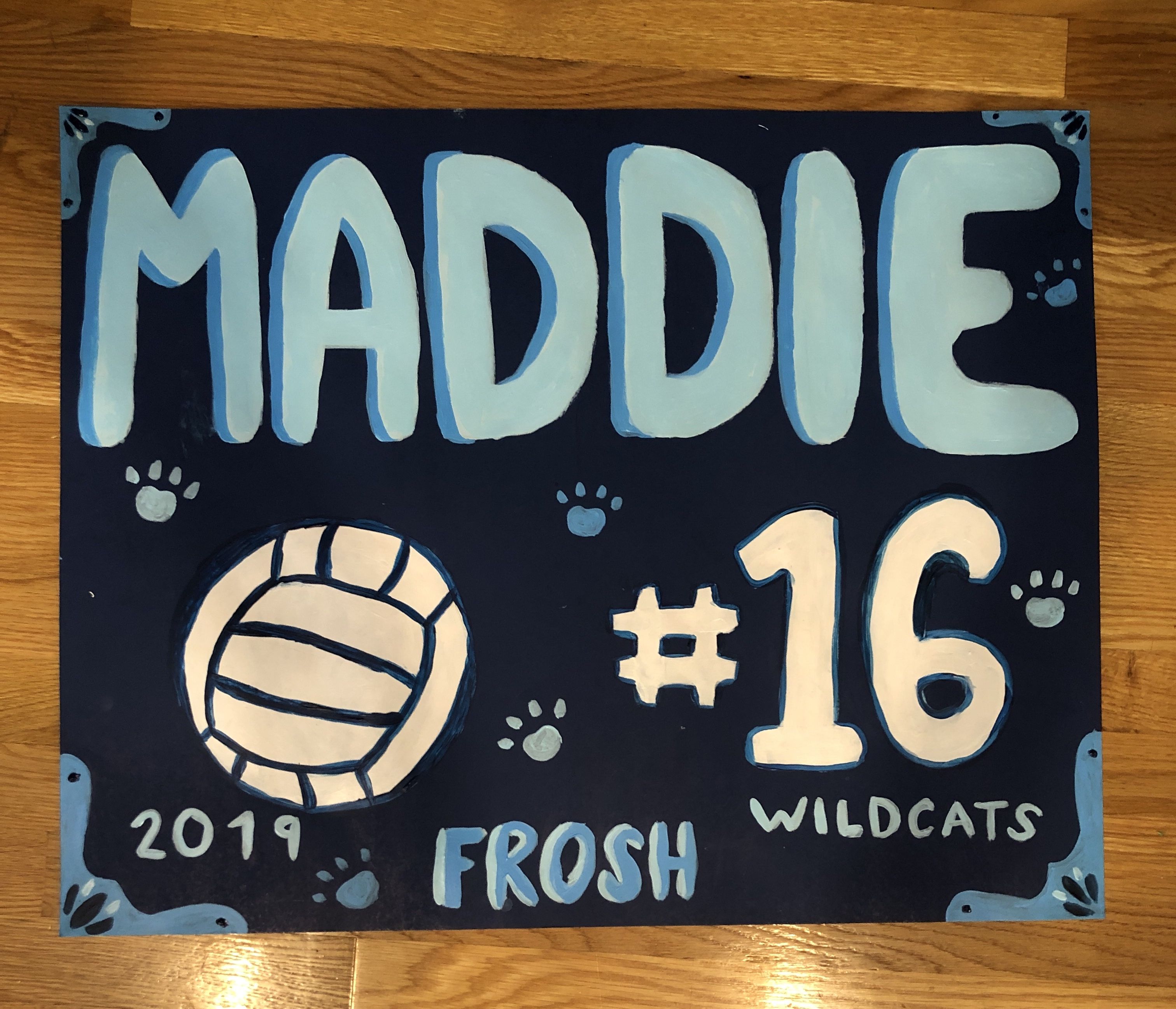 volleyball posters diy