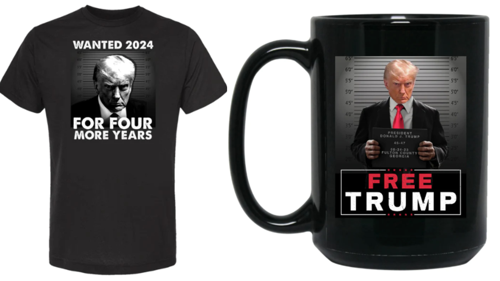 trump mug shot merchandise