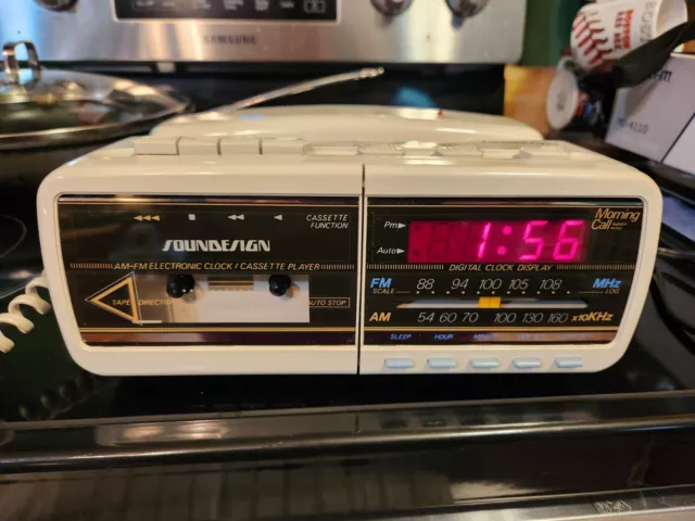 sound design clock radio