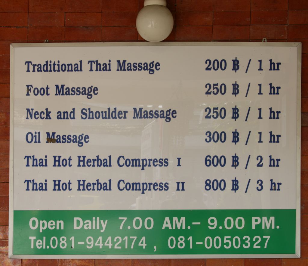 massage in hua hin thailand