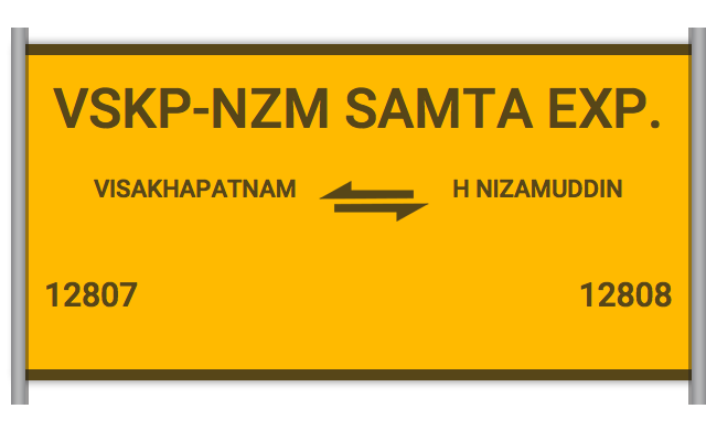 samatha express timings