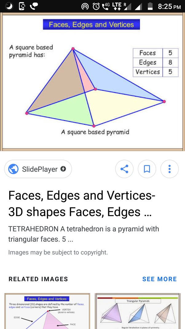 3d object with 5 faces