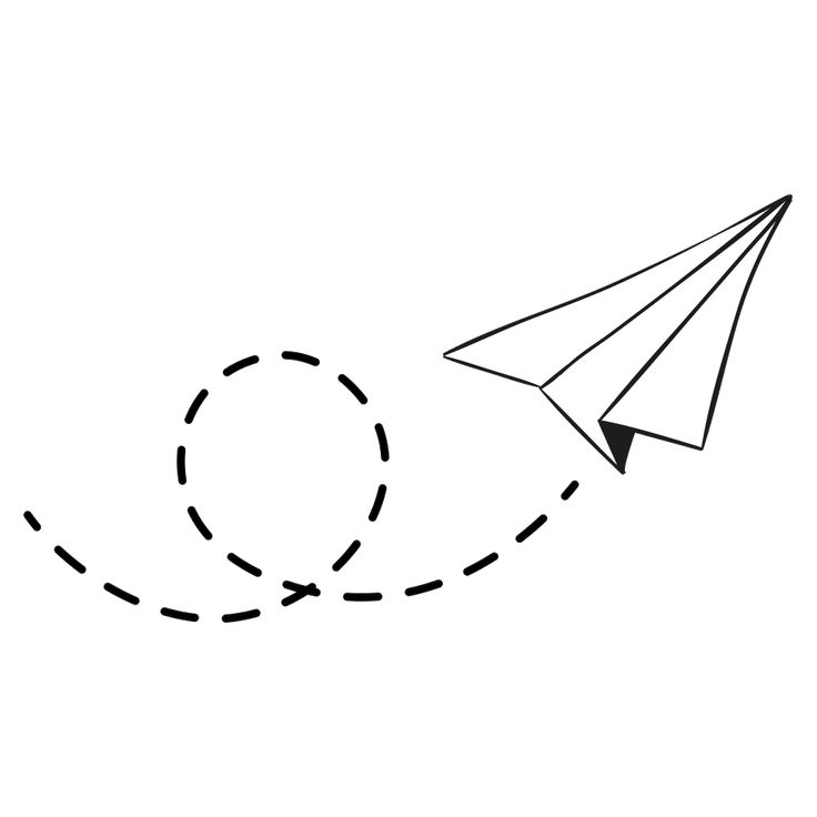 paper airplane clipart