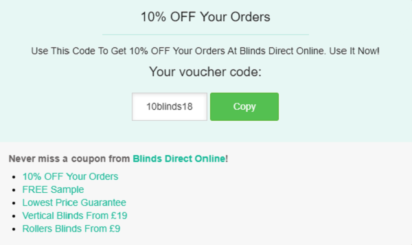 blinds direct discount codes