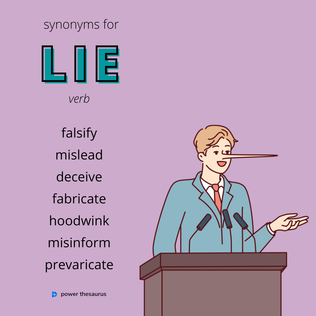 lying synonym