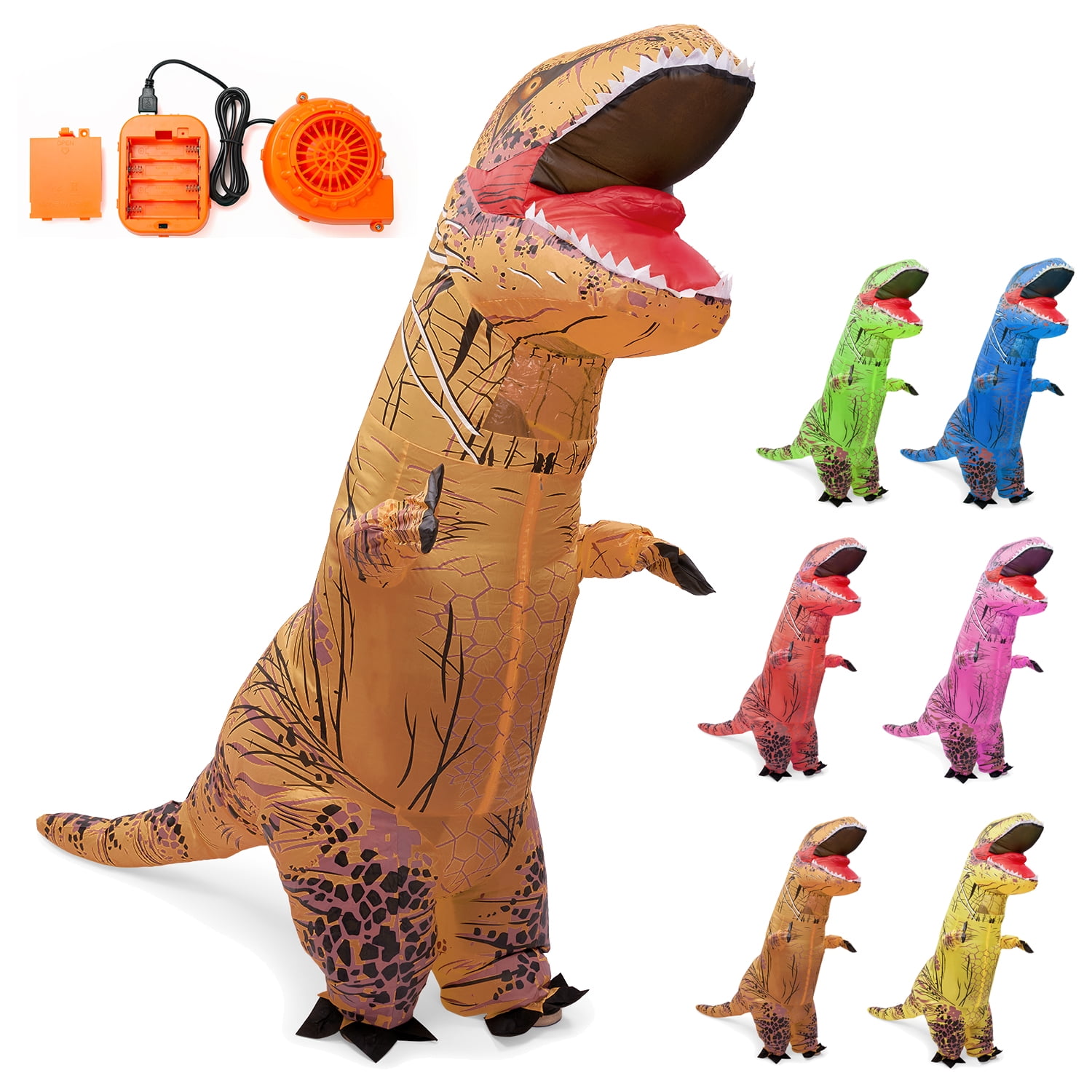 childrens inflatable dinosaur costume