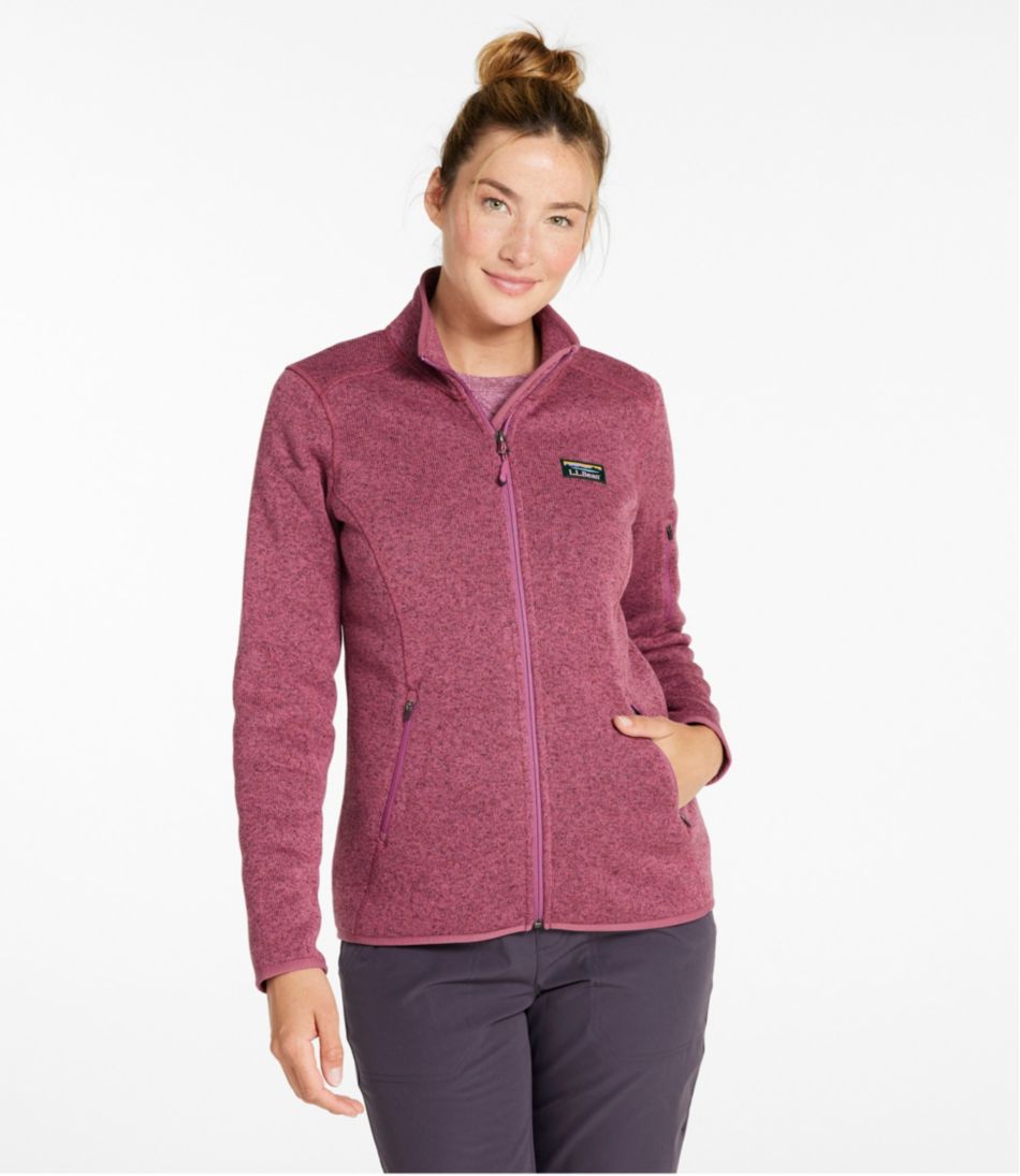 ll bean sweater fleece jacket