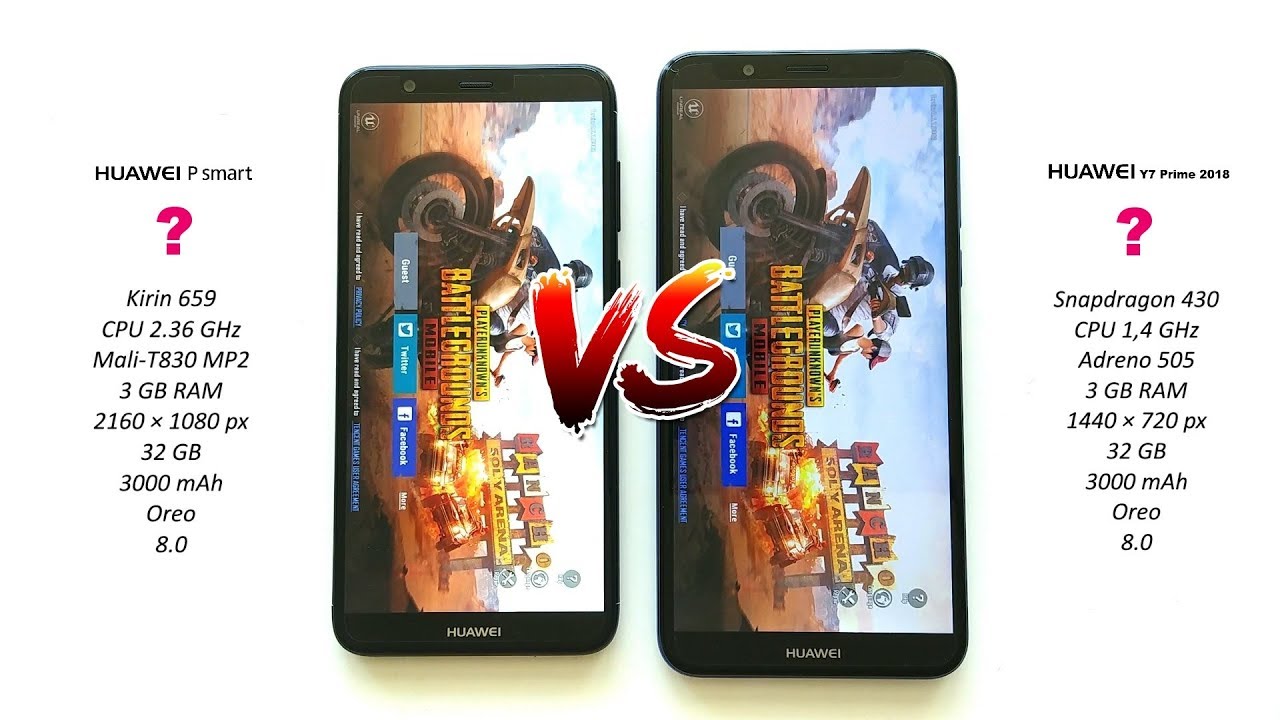 huawei p smart vs huawei y7