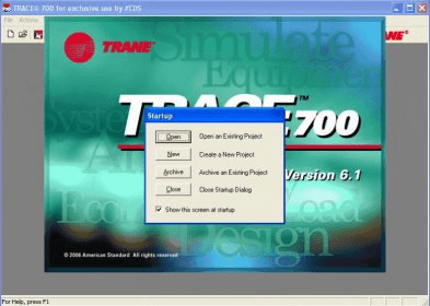 trane trace 700 download