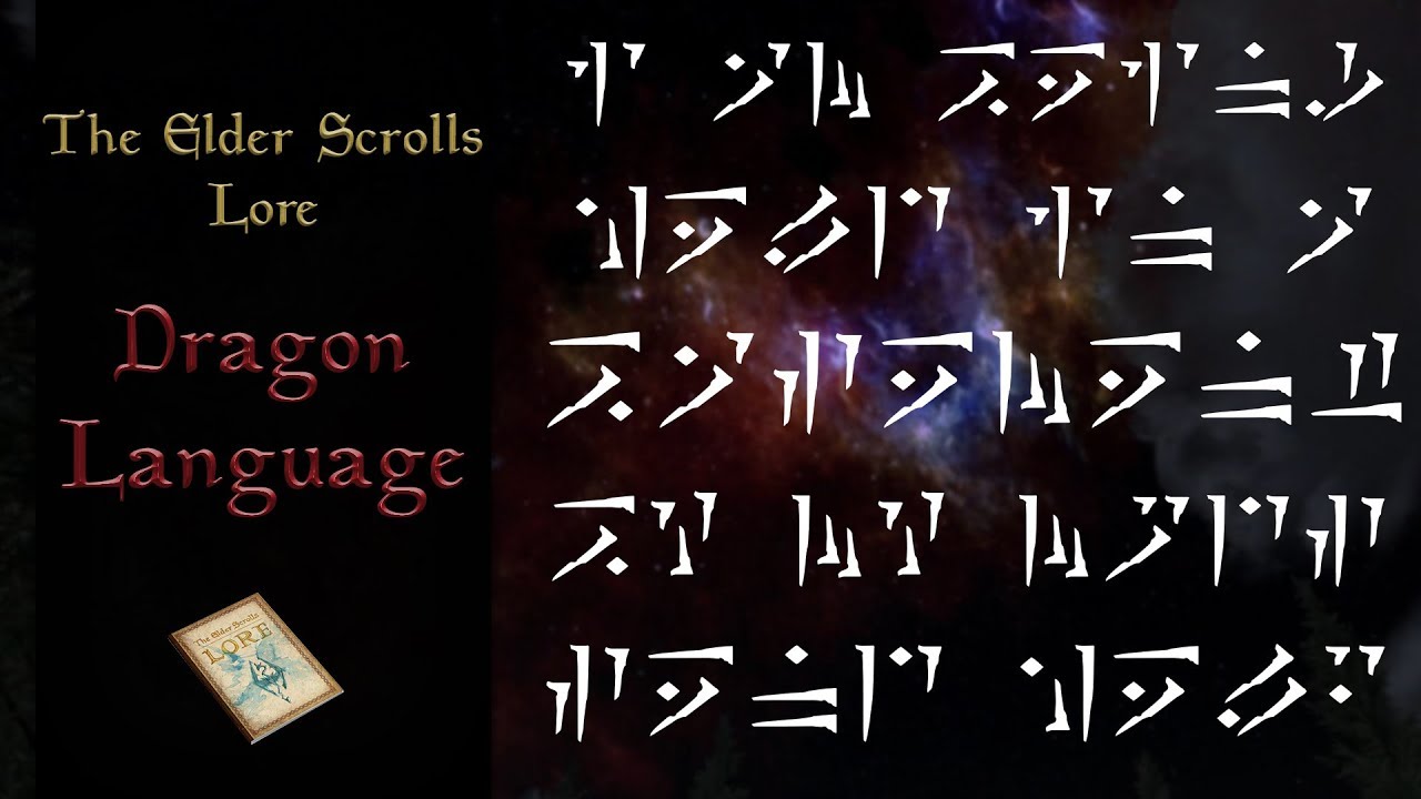 elder scrolls dragon language translator