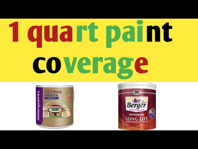 how much will a quart of paint cover