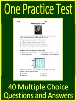 map test practice 7th grade