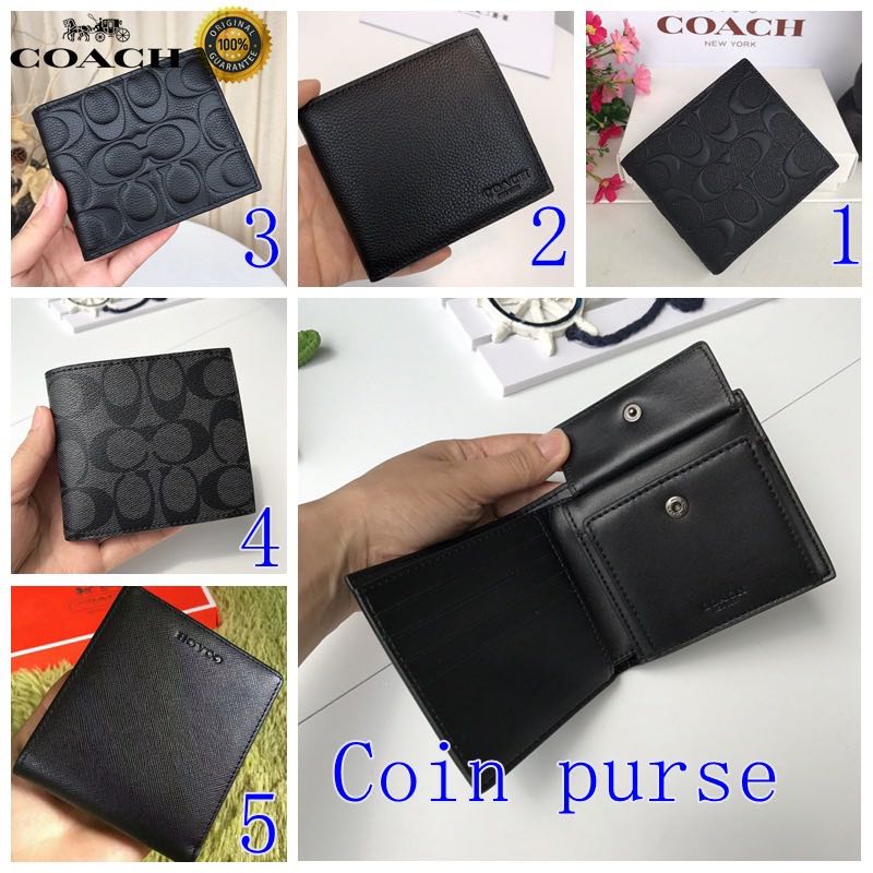 coach mens coin wallet