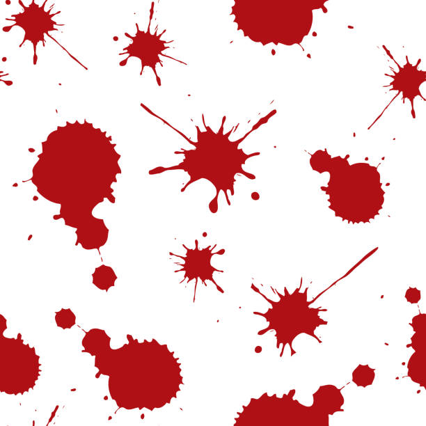 blood splatter drawing