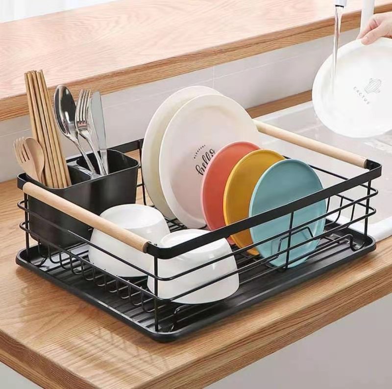 scandinavian dish rack