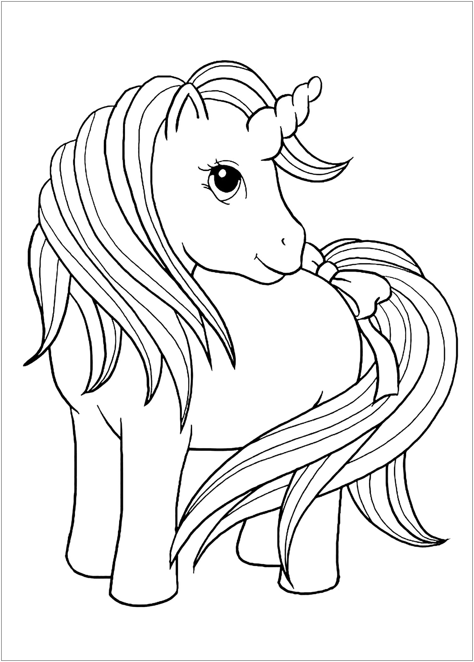 dibujos para imprimir de unicornios