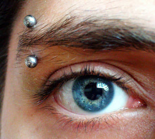 spiral eyebrow ring