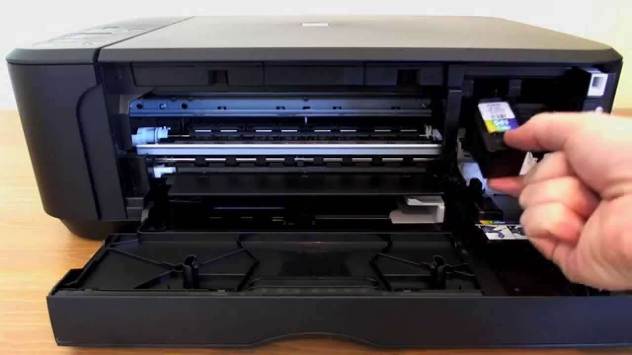 how to install canon ink cartridge