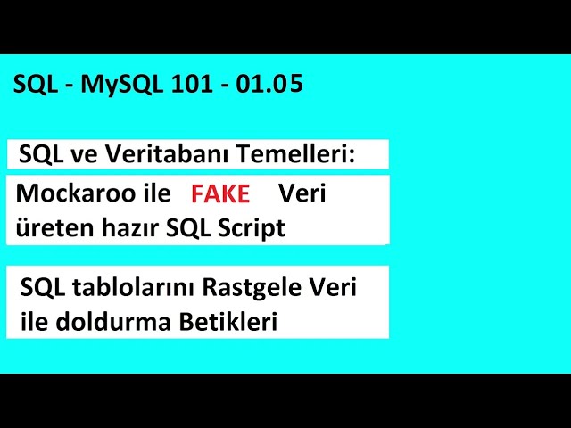 fake script hazırlama