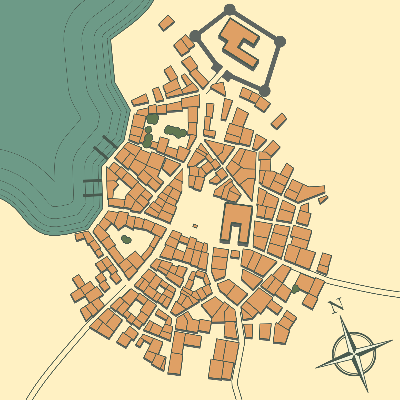 fantasy town generator