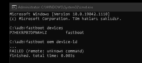 fastboot unknown option i