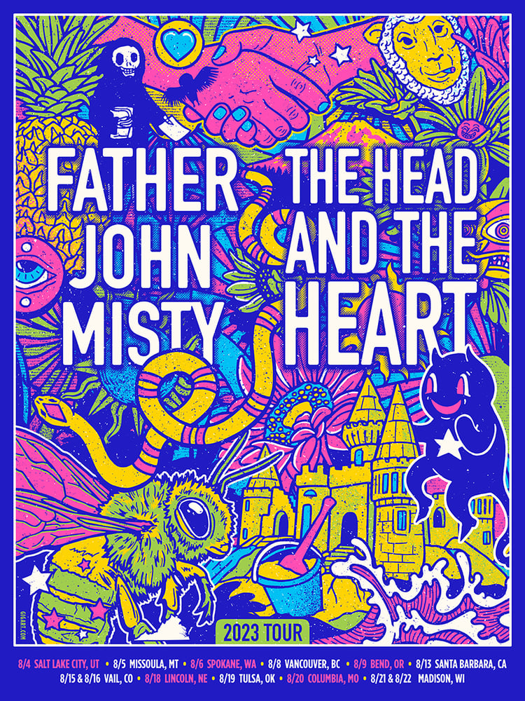 father john misty concert poster