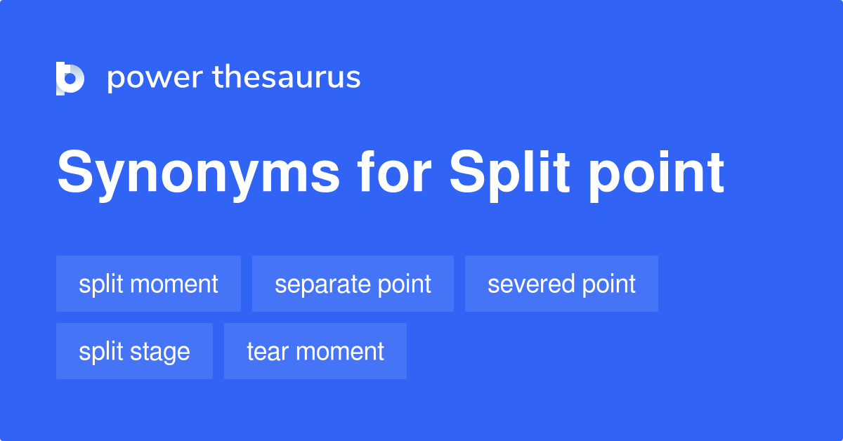 split synonym