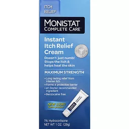 monistat care instant itch relief cream