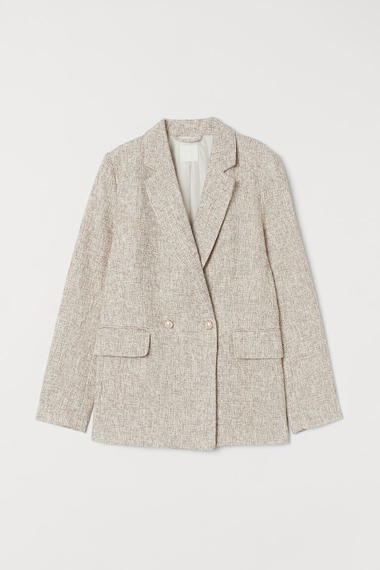 h&m boucle jacket