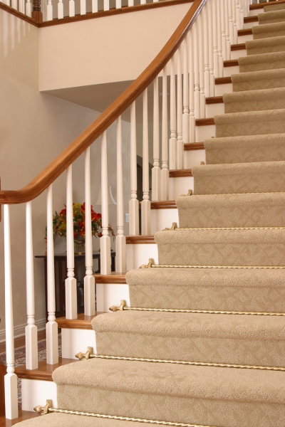 stair bars brass