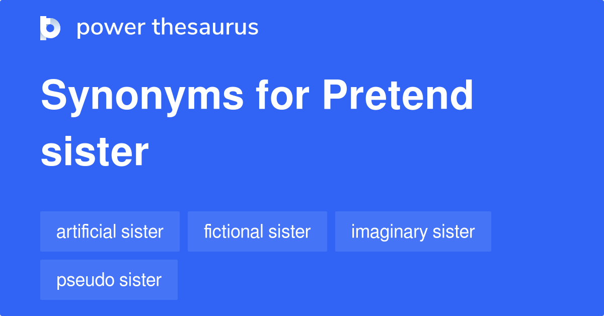 pretending synonym