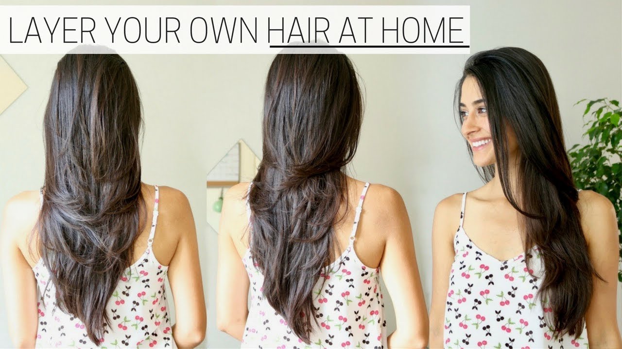 how to cut layers in hair yourself